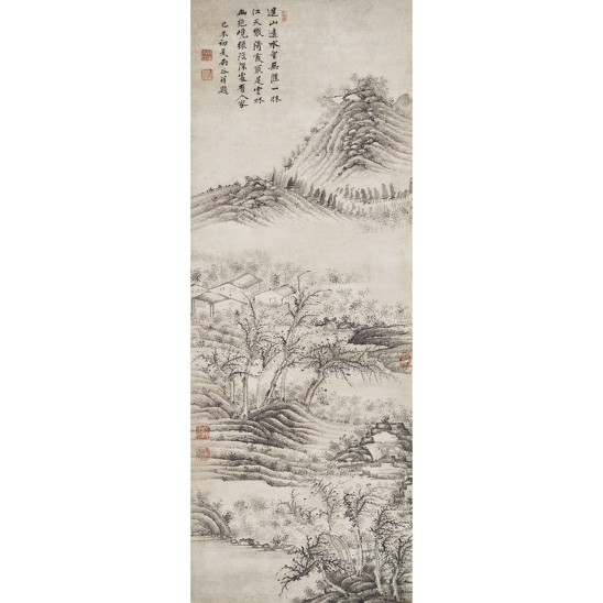  本照和尚（清代） 綠陰深處有人家 