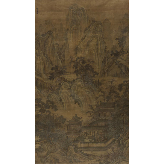  袁江（1662-1735） 樓閣山水 