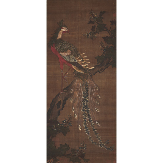  錢舜舉 （款）鳳凰圖 