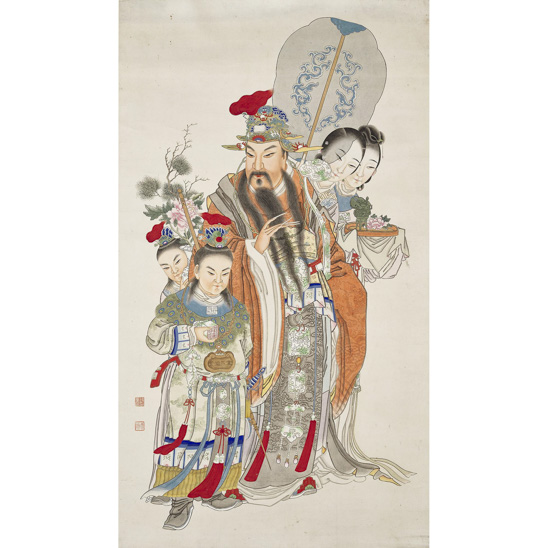  錢文彬（清代）  升官進爵圖 