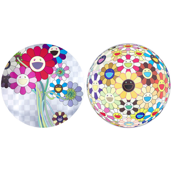  村上隆（B.1962）花球兩張  2010-2013 