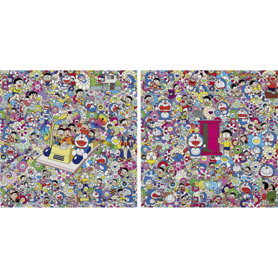  村上隆（B.1962）花田中的随意門；随意門来到花田中 2019年 