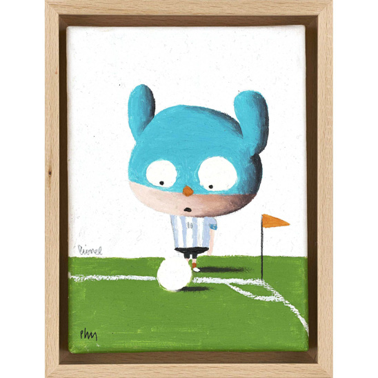  艾得佳．普連斯（B.1977）「里奥·梅西」 2019年 