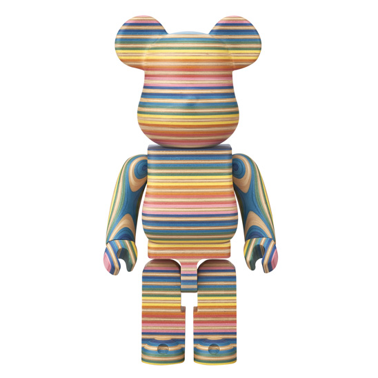  HAROSHI (B. 1978) BE@RBRICK KARIMOKU HAROSHI 400％
Karimoku 聯乘版彩虹積木熊 2019 年 
 