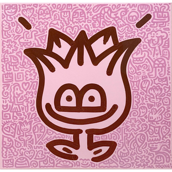  塗鴉先生（B.1994）花 2019年作 