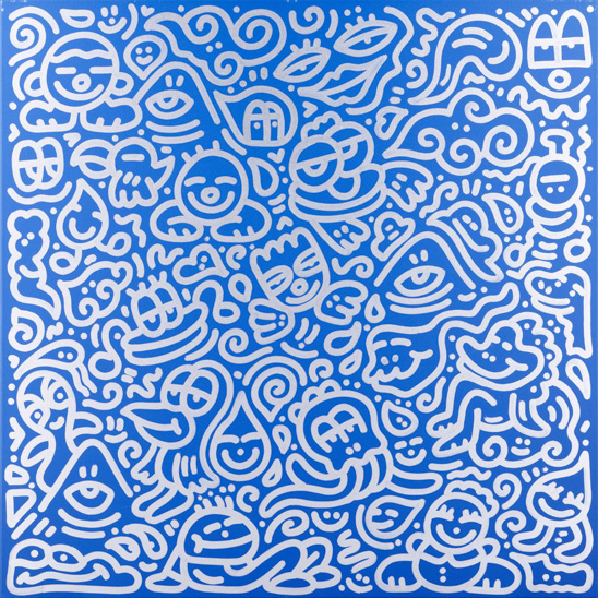 塗鴉先生（B.1994）山頂休憩 2019年作
 